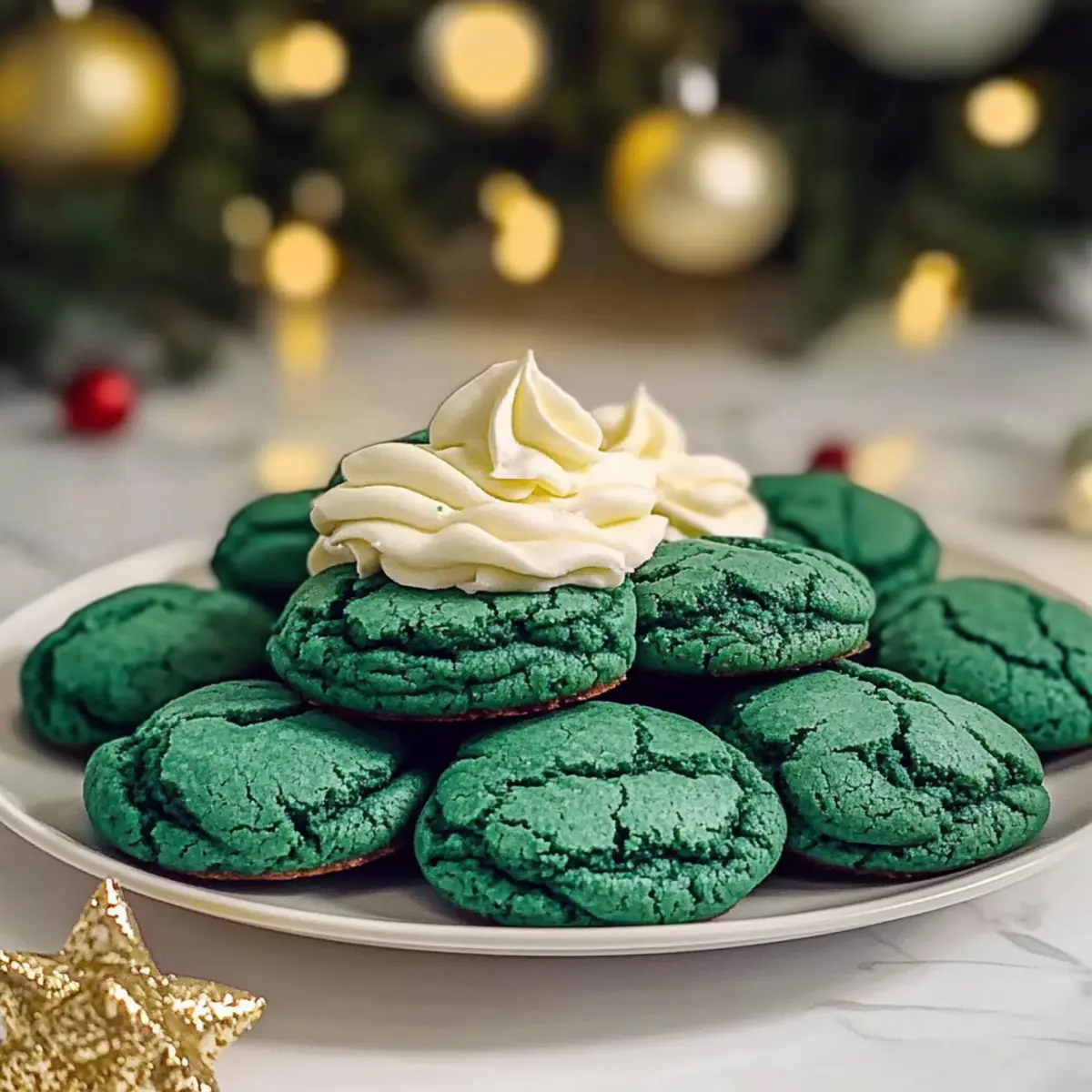 Green Velvet Cookies