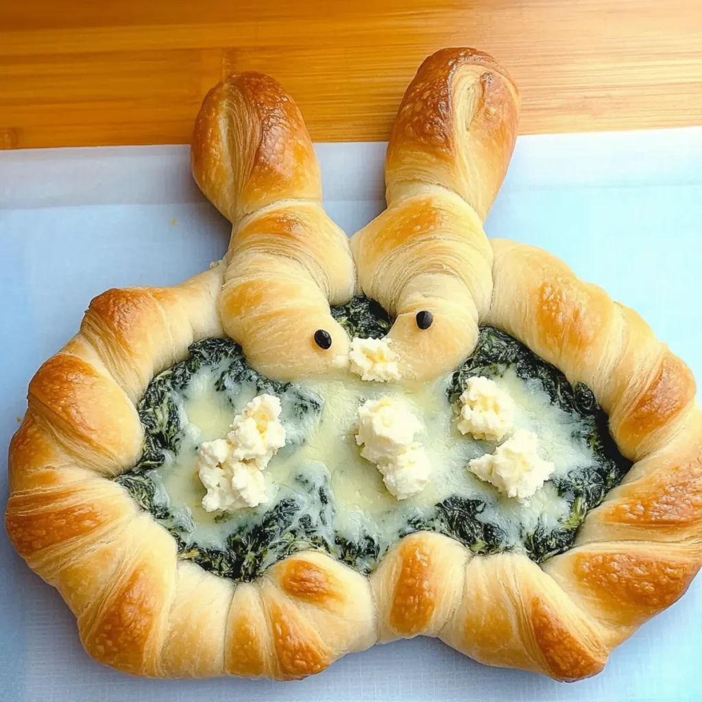 Easter Bunny Spinach Dip: A Fun, Cheesy Holiday Treat