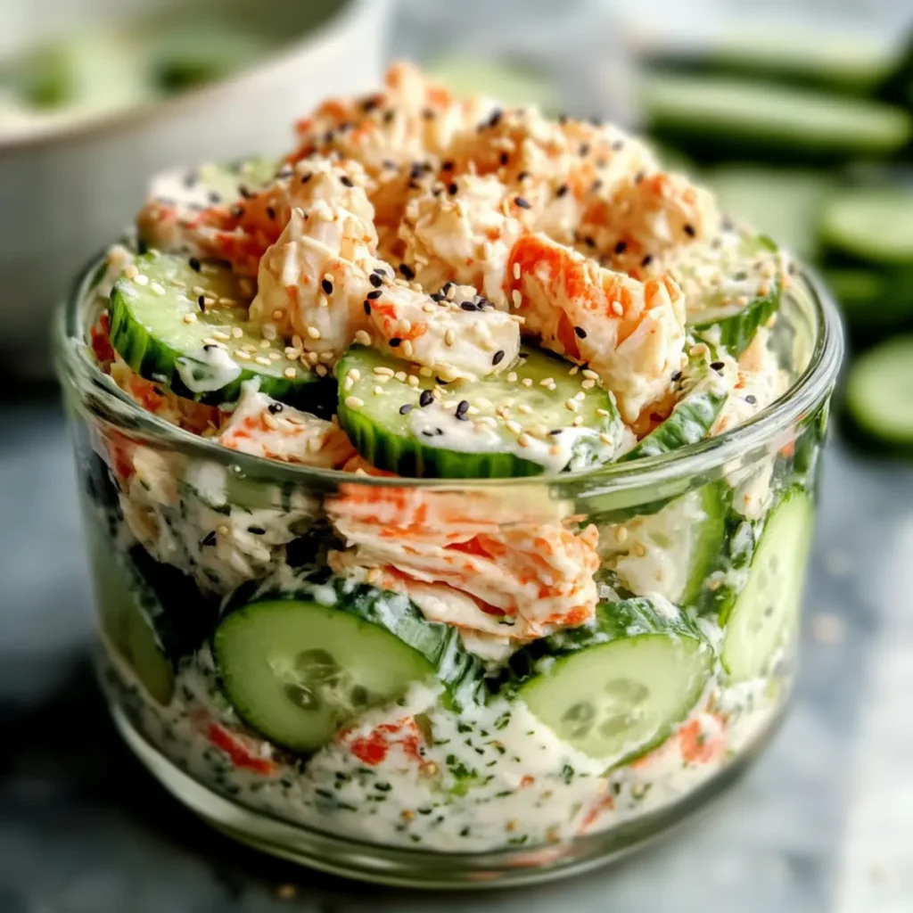 California Roll Cucumber Salad: A Light Sushi Delight