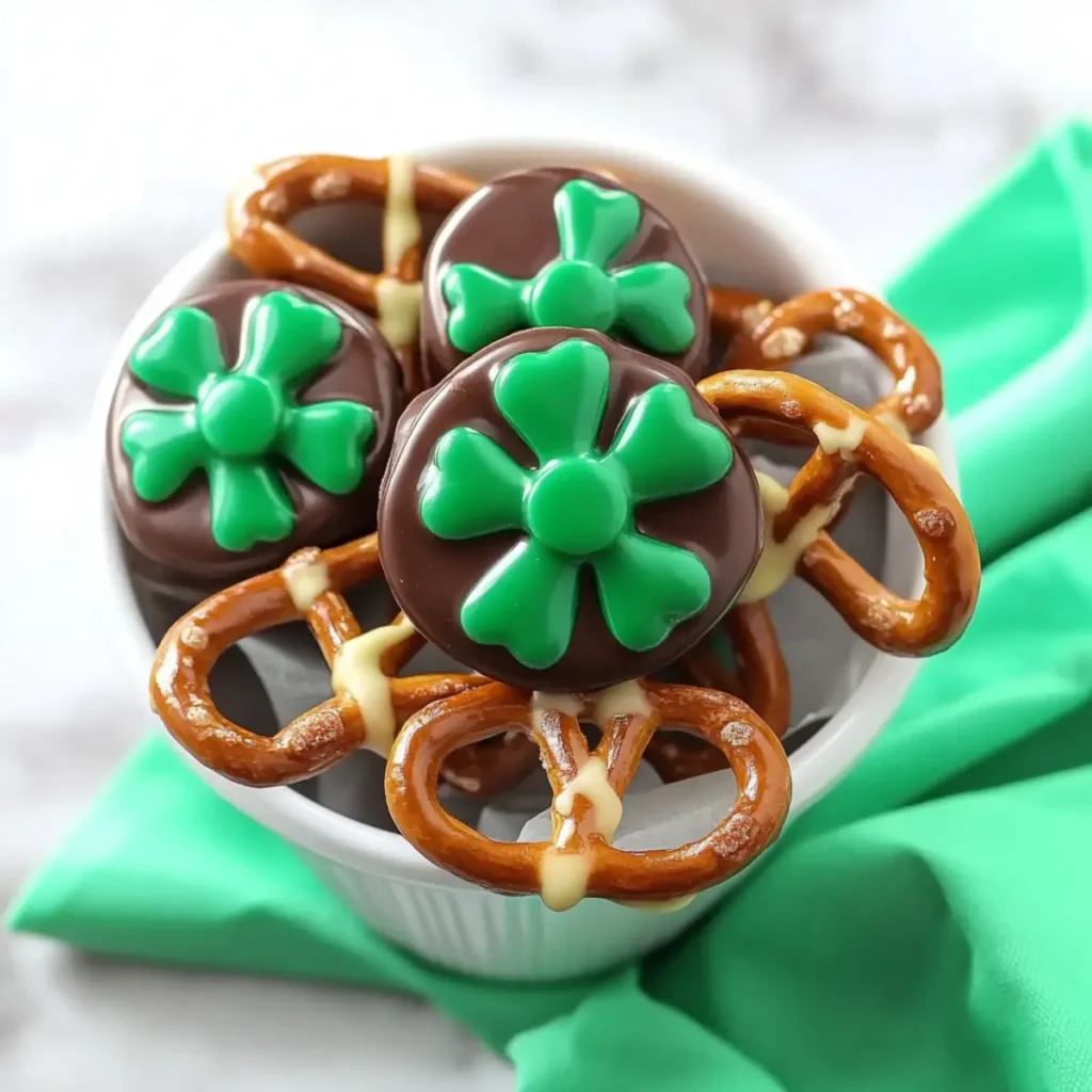 Irresistible Shamrock Pretzel Pops for Your Festive Celebrations
