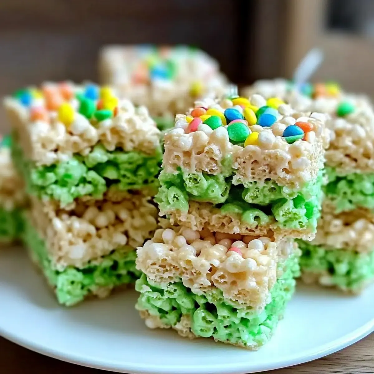 Irish Rice Krispie Treats