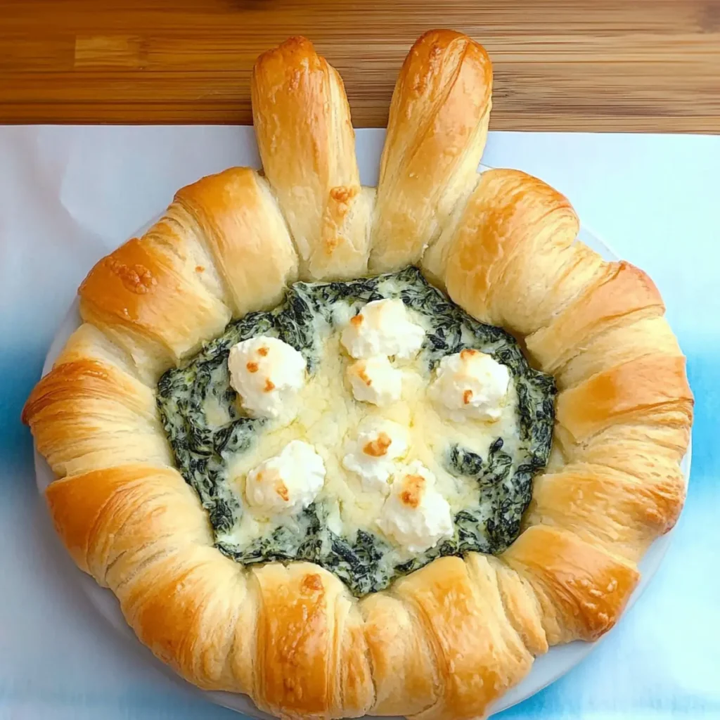 Easter Bunny Spinach Dip