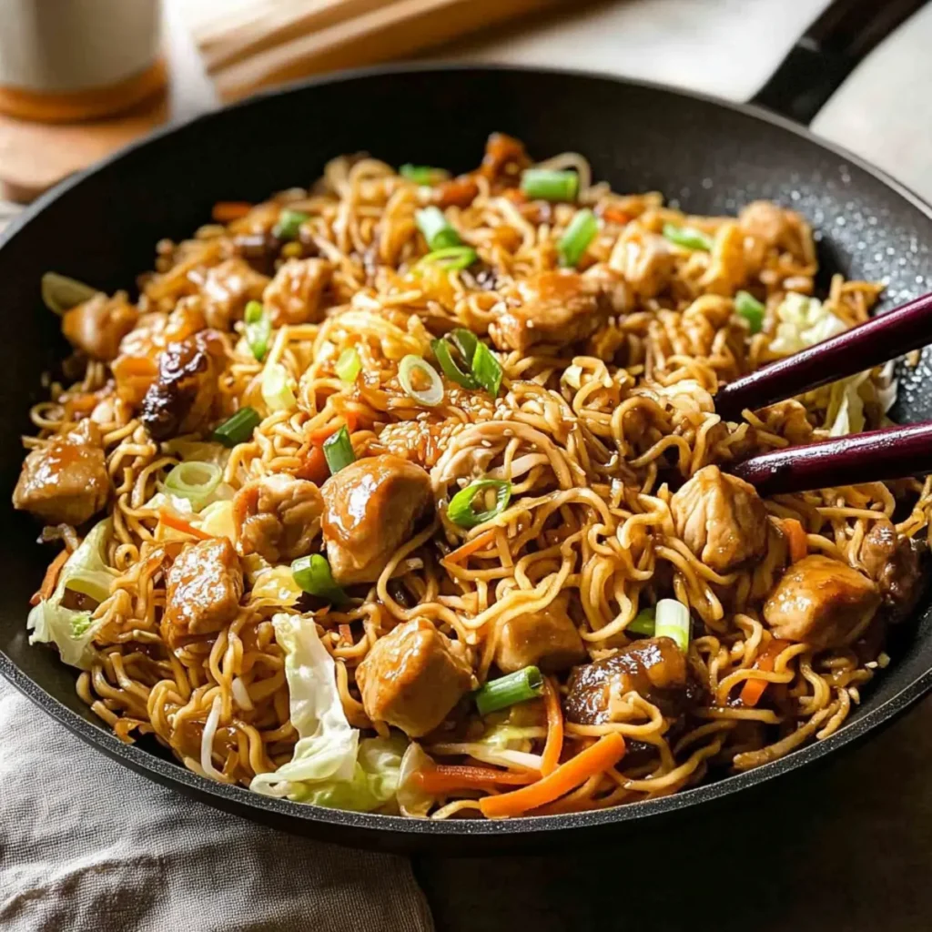 Savor Homemade Yakisoba: Quick, Joyful One-Pan Delight