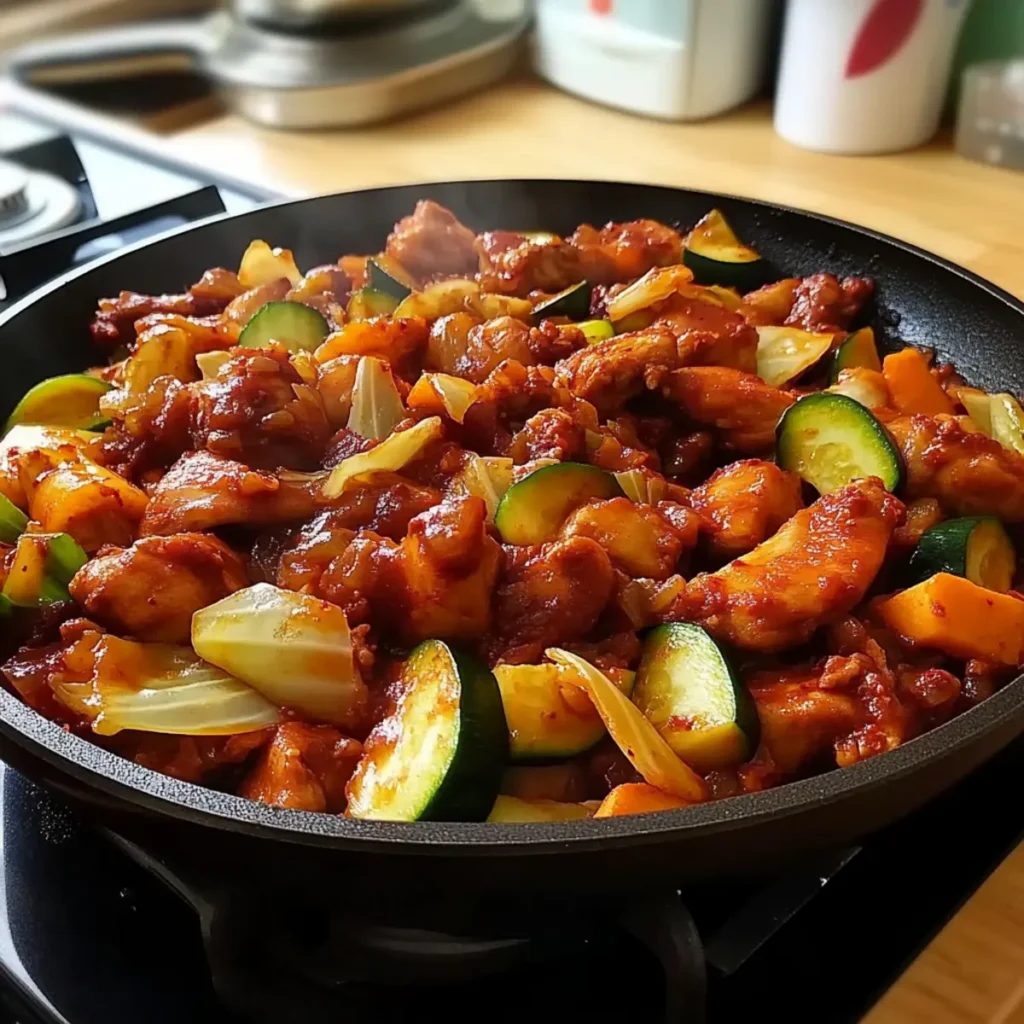Korean Chicken Dak Galbi