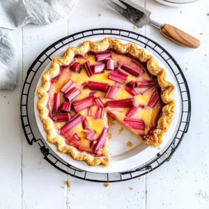 Rhubarb Custard Pie