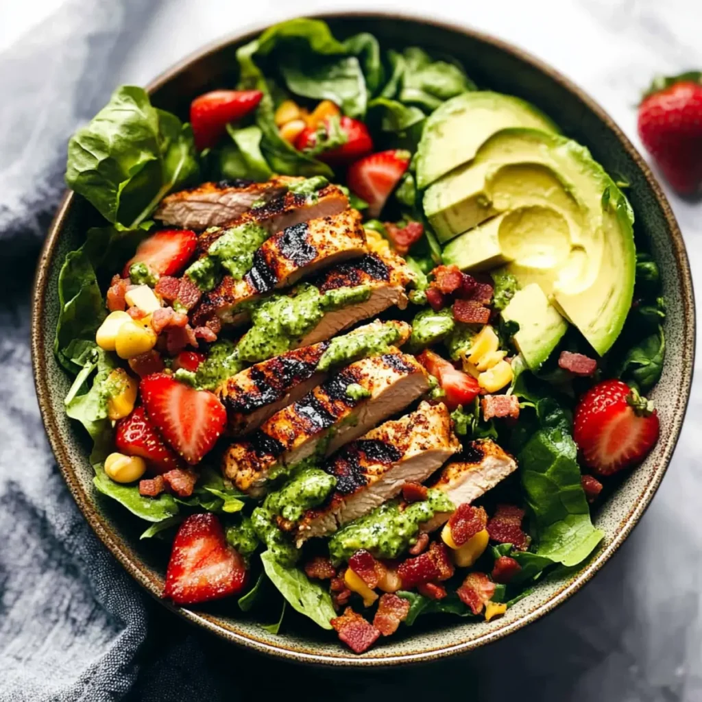 Refreshing Summer Chipotle Chicken Cobb Salad Bliss