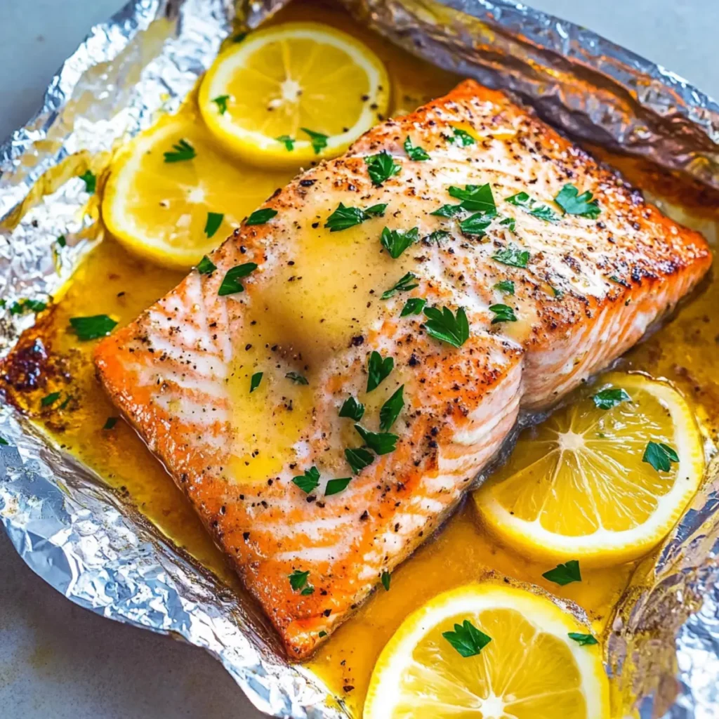 Lemon Garlic Butter Salmon – Quick & Juicy Weeknight Delight