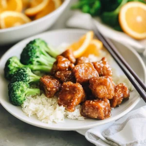 Sticky Orange Chicken