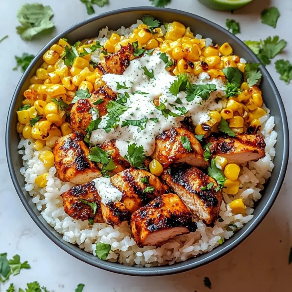 Street Corn Chicken Rice
