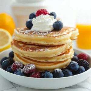 Lemon Ricotta Pancakes