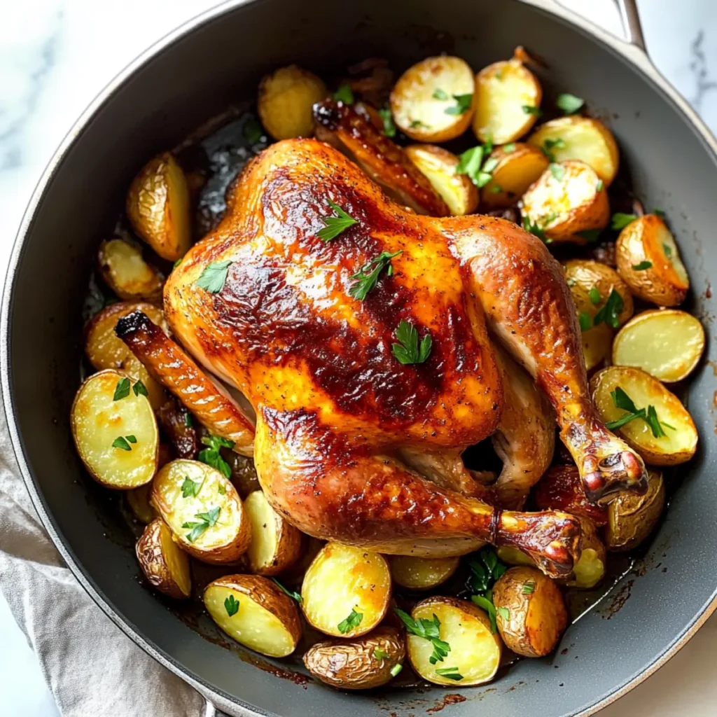 Skillet Roasted Chicken: Juicy, Crispy, and Comforting Dinner