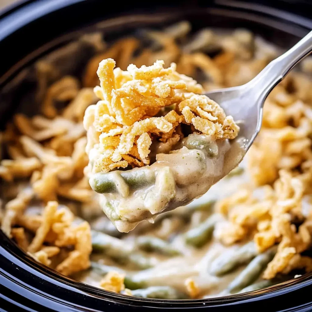 Crock Pot Green Bean Casserole