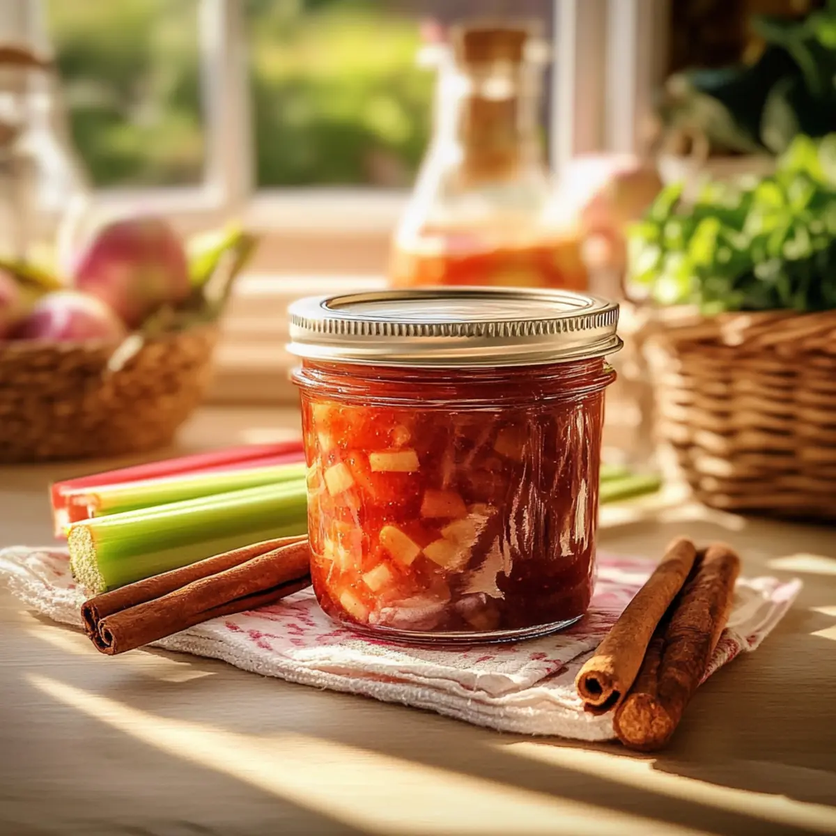 Rhubarb Cinnamon Jam
