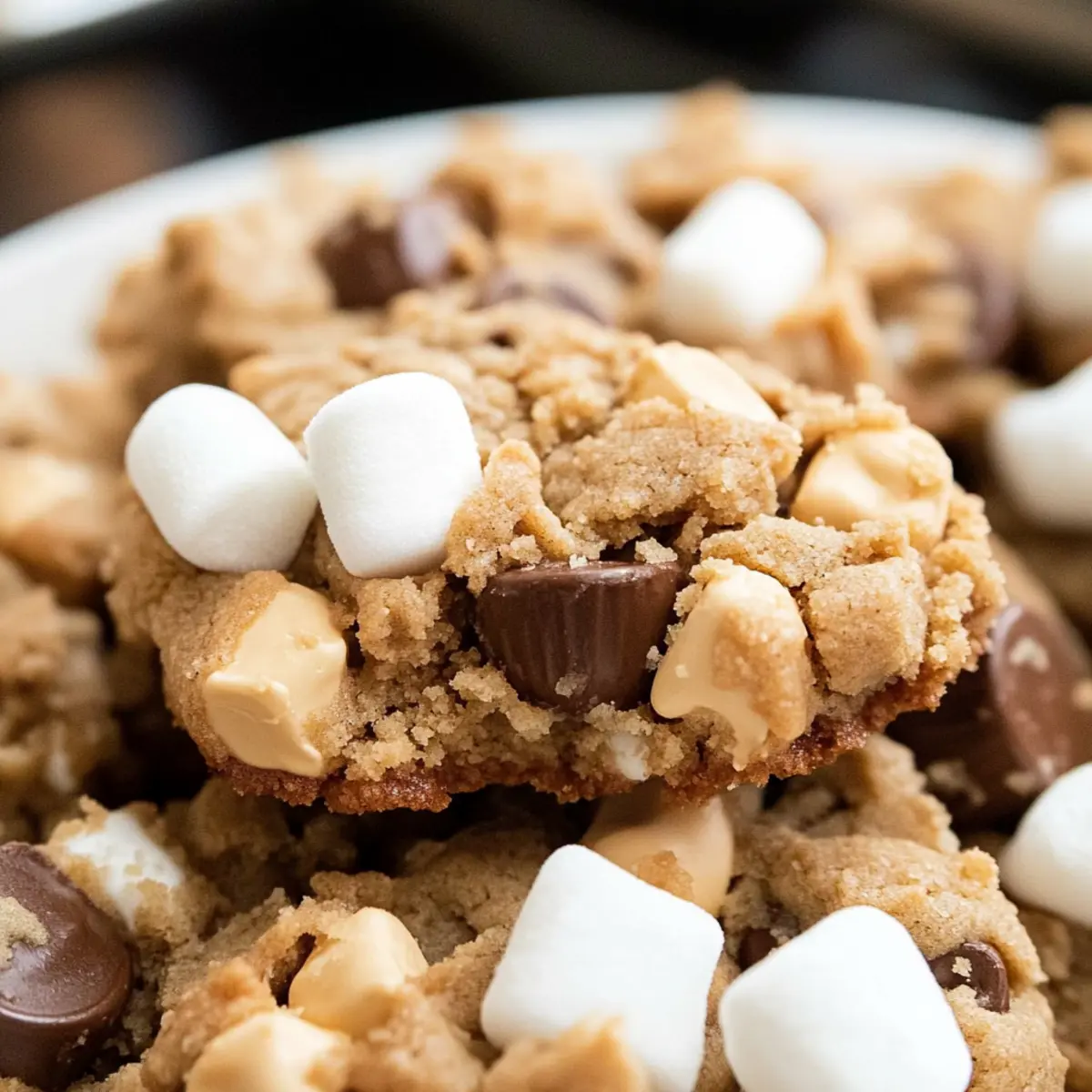 Reese’s Marshmallow Peanut Butter Chip Cookies