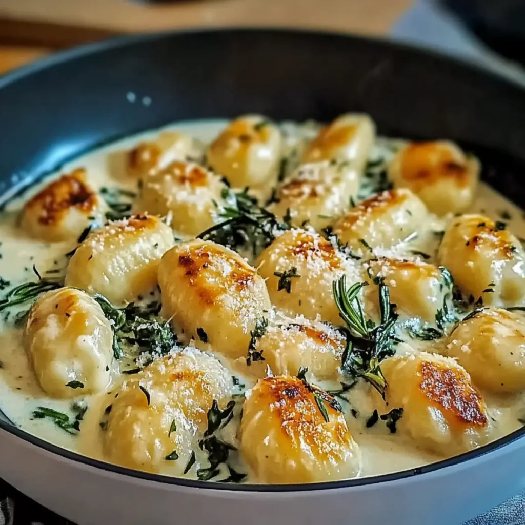 Millionaire Gnocchi with Creamy Sauce