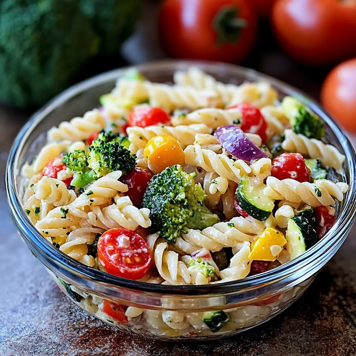 Summer Vegetable Pasta Salad