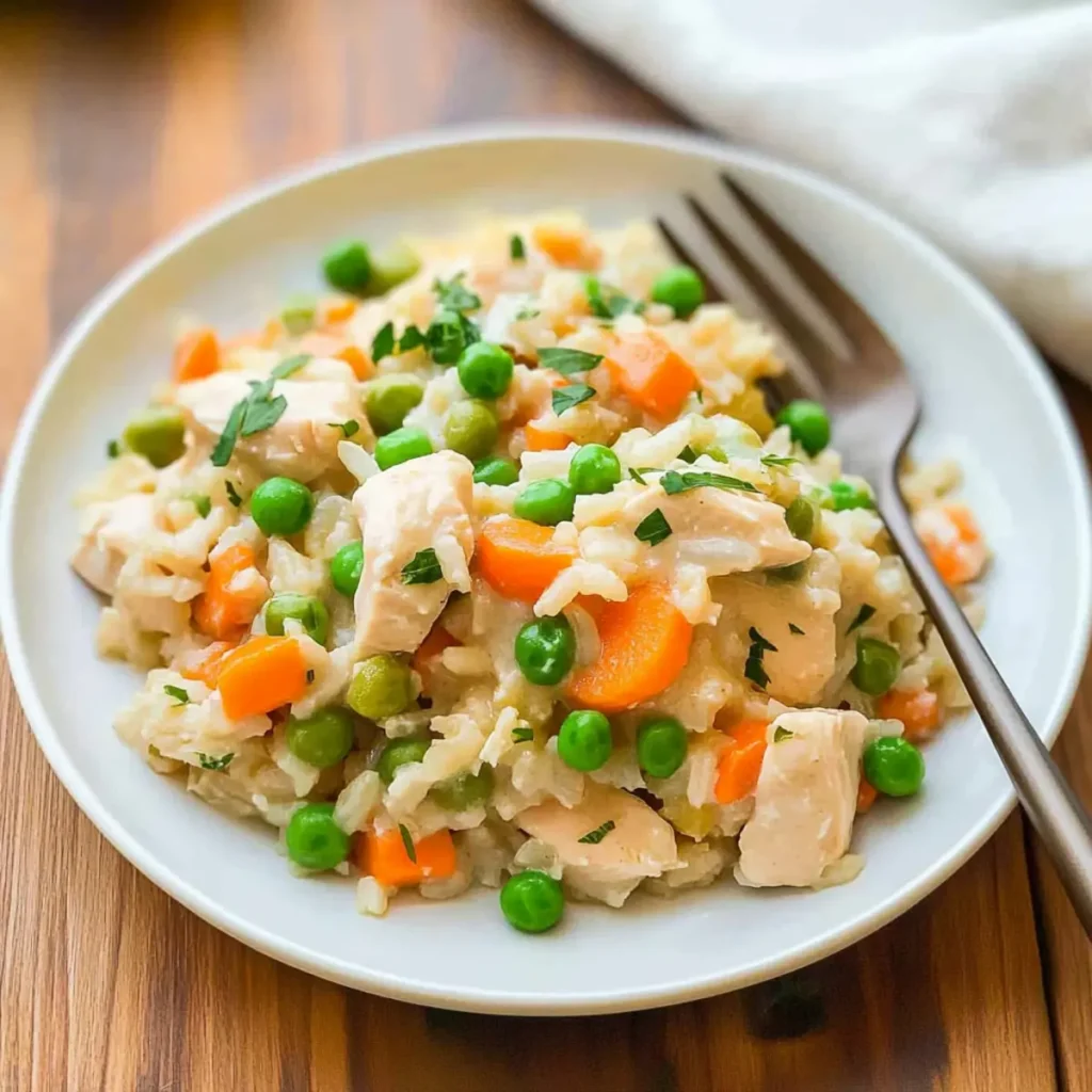 Creamy Crockpot Chicken and Rice for Cozy Family Nights
