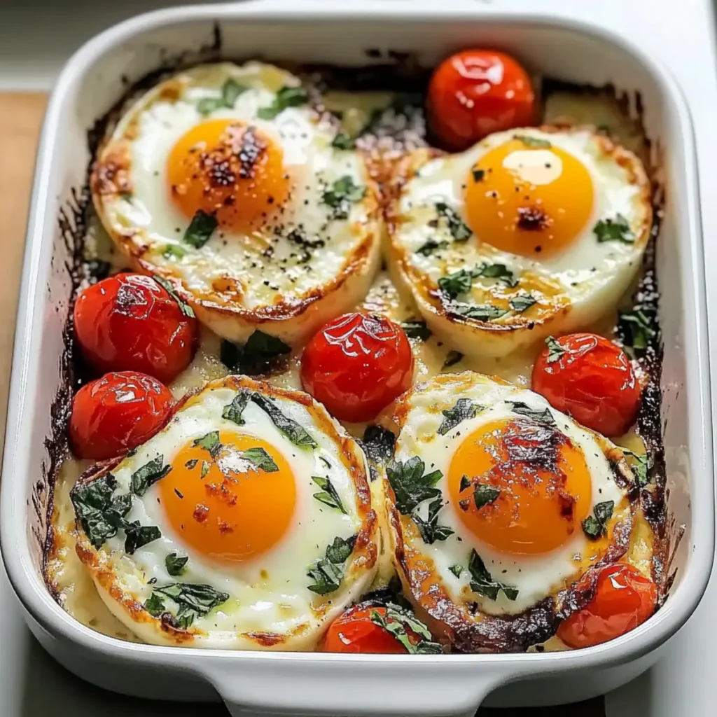 Mediterranean Baked Feta Eggs