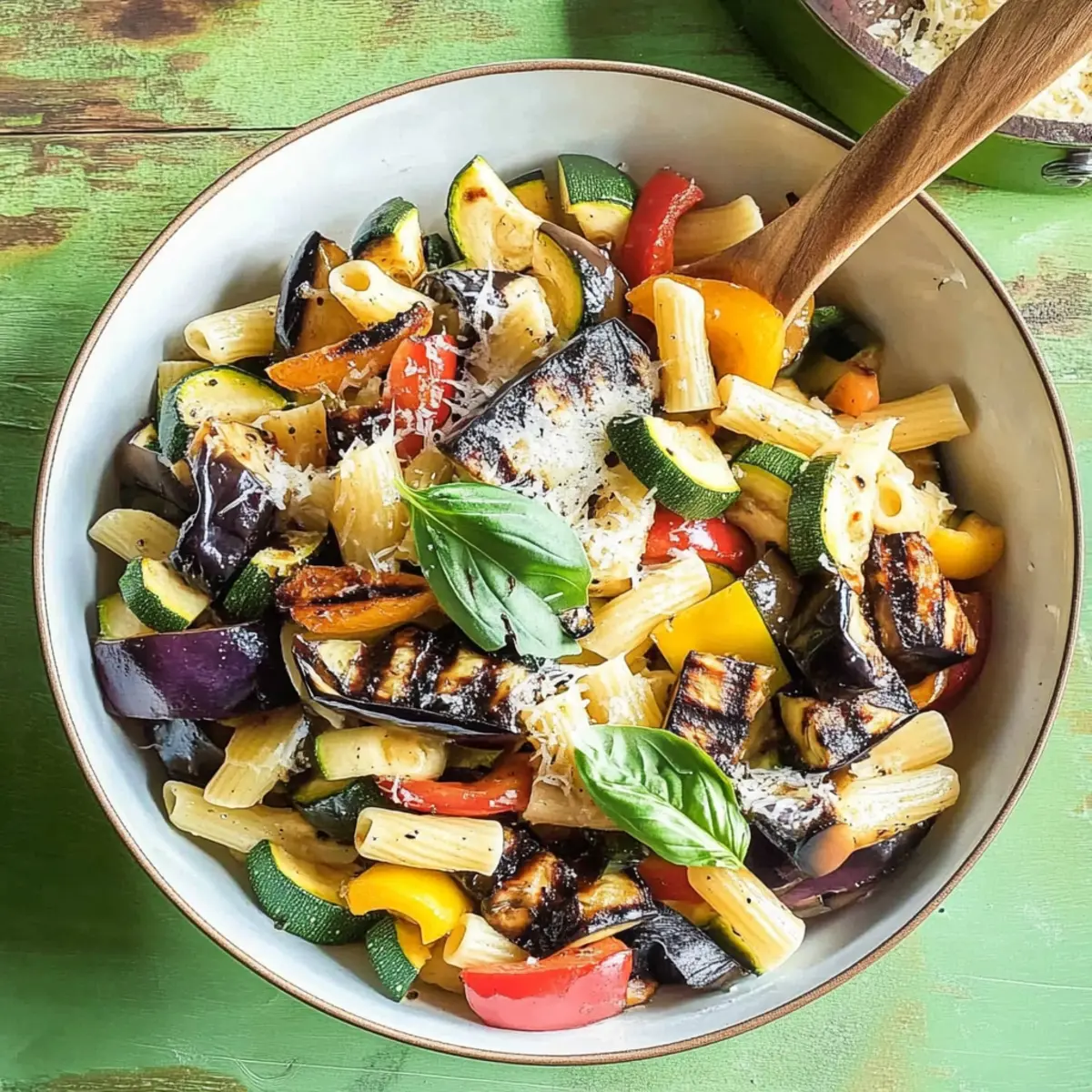 Grilled Ratatouille Pasta Salad