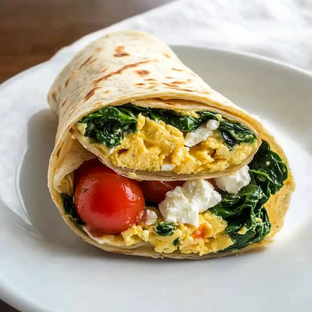 Savory Spinach Feta Breakfast Wraps for Busy Mornings