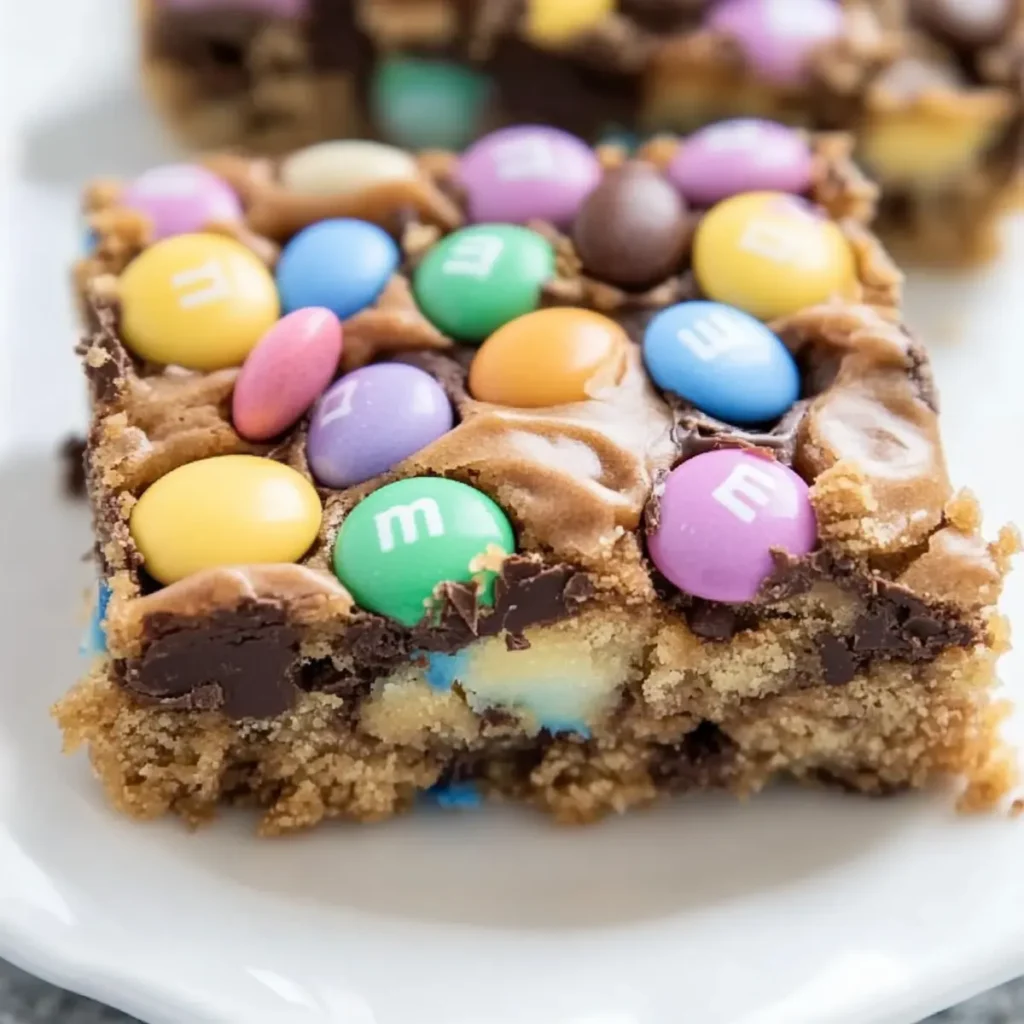 M&M Easter Cookie Bars: Sweet Treats for Festive Celebrations