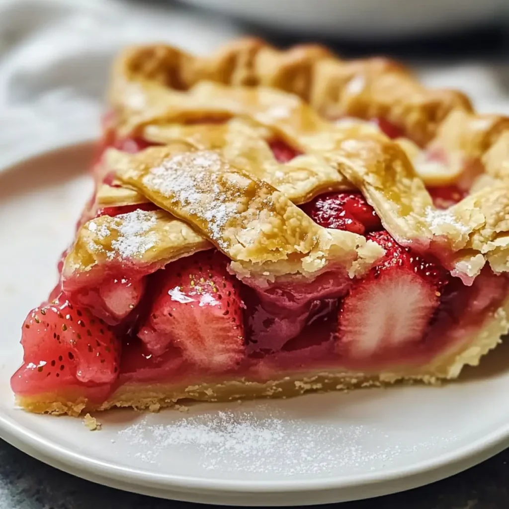 Sweet & Tart Strawberry Rhubarb Pie to Savor All Spring