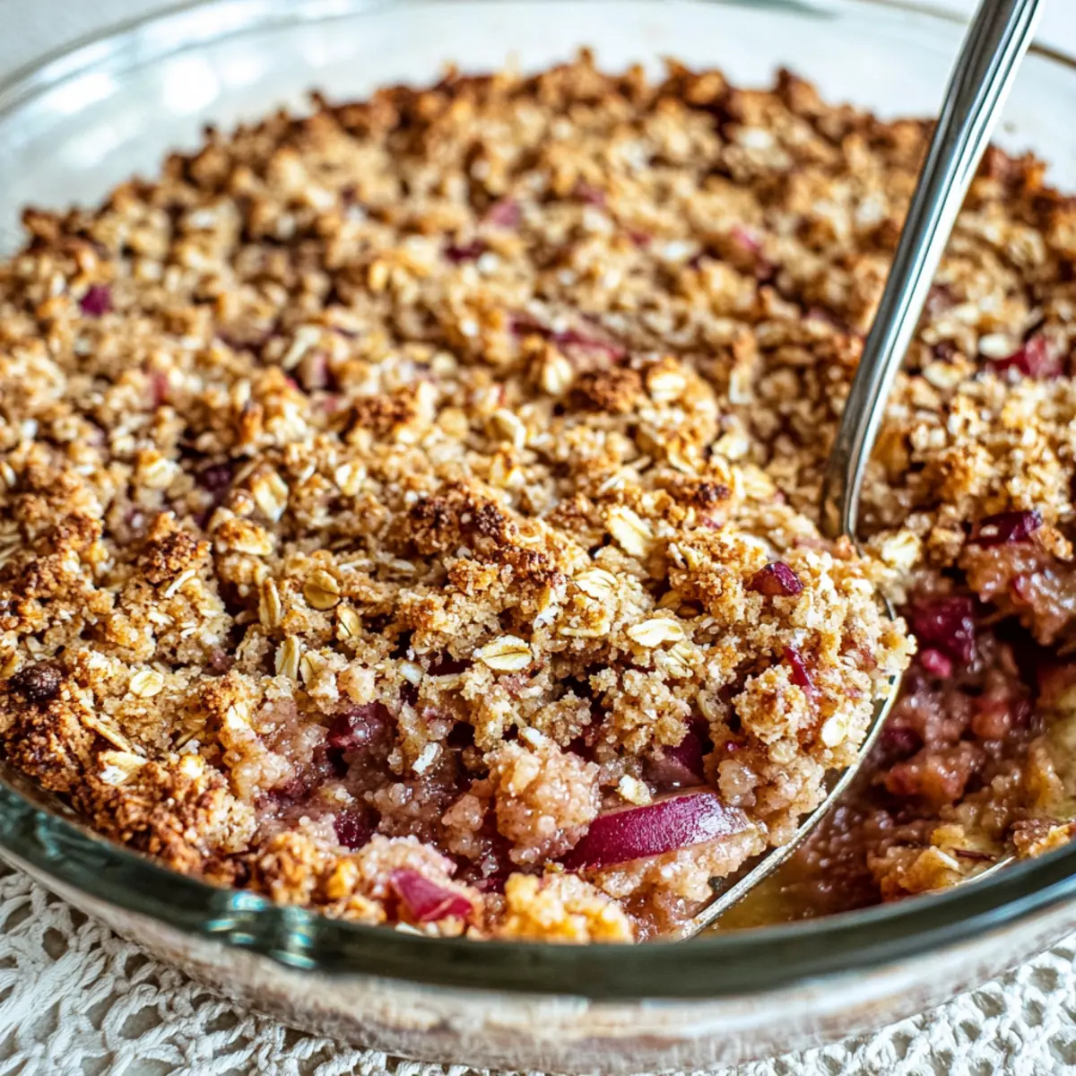 Rhubarb Crisp