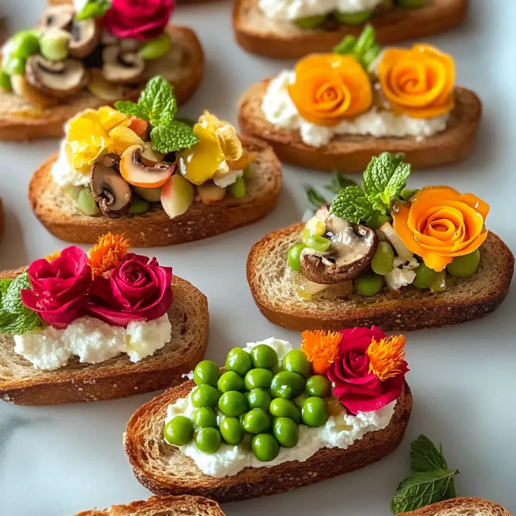 Colorful Easter Crostini: 3 Delicious Variations to Impress