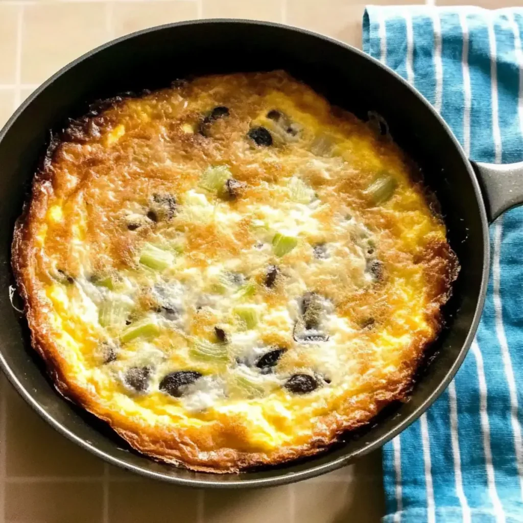 Mushroom Leek Frittata: A Comforting Low-Carb Delight