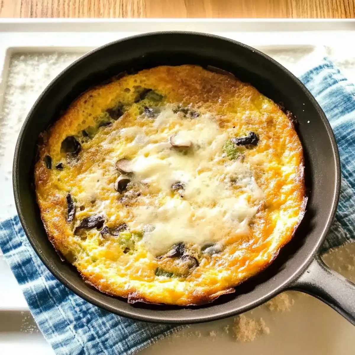Mushroom Leek Frittata