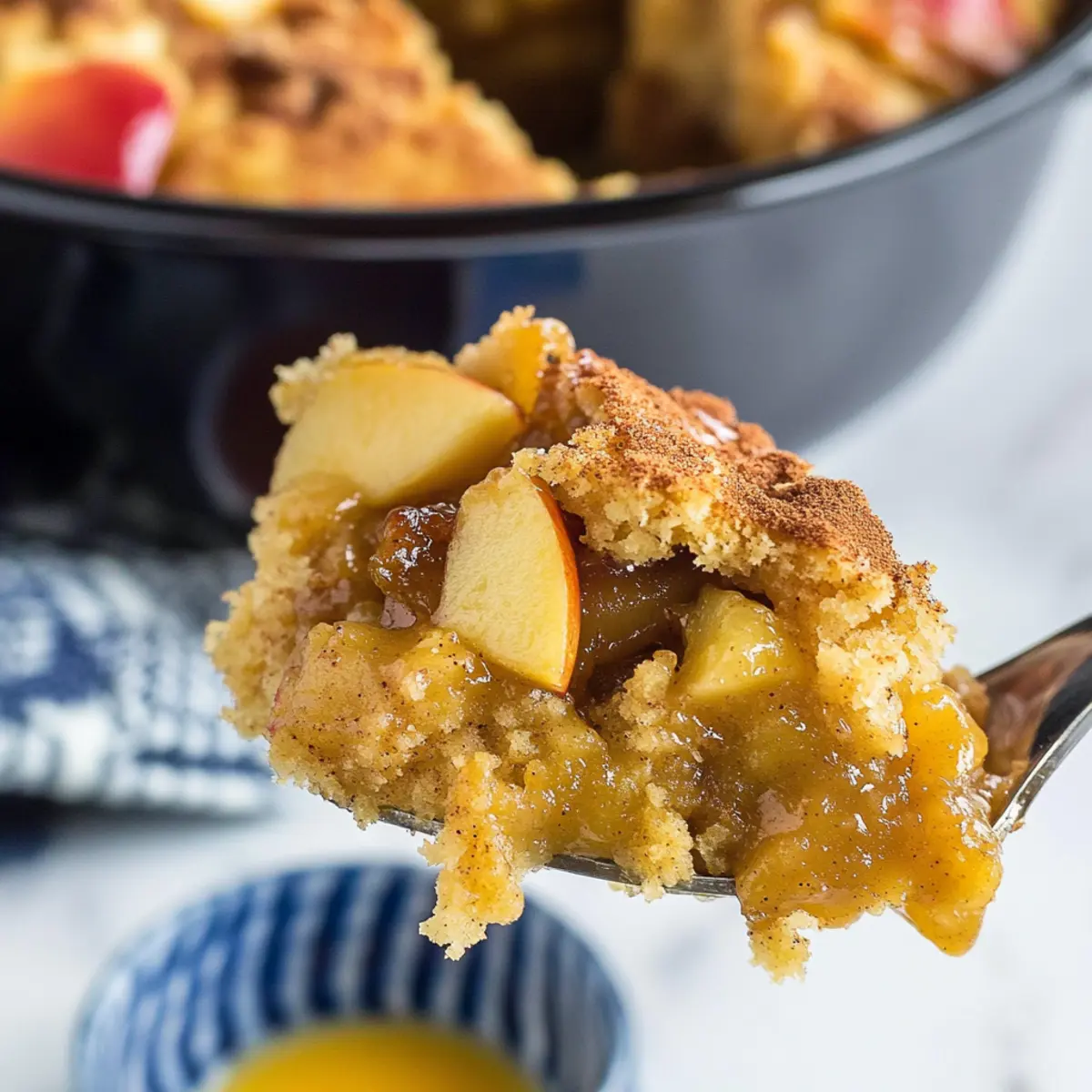 Crock Pot Apple Pudding Cake
