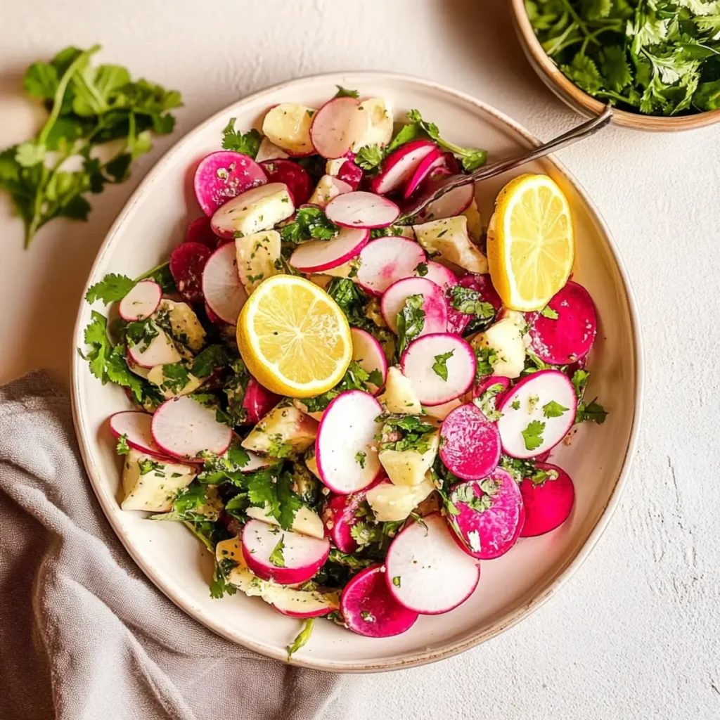 Fresh Radish and Herb Salad for a Crunchy, Refreshing Boost