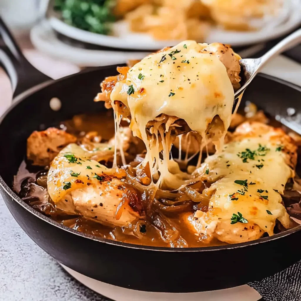 French Onion Chicken Skillet
