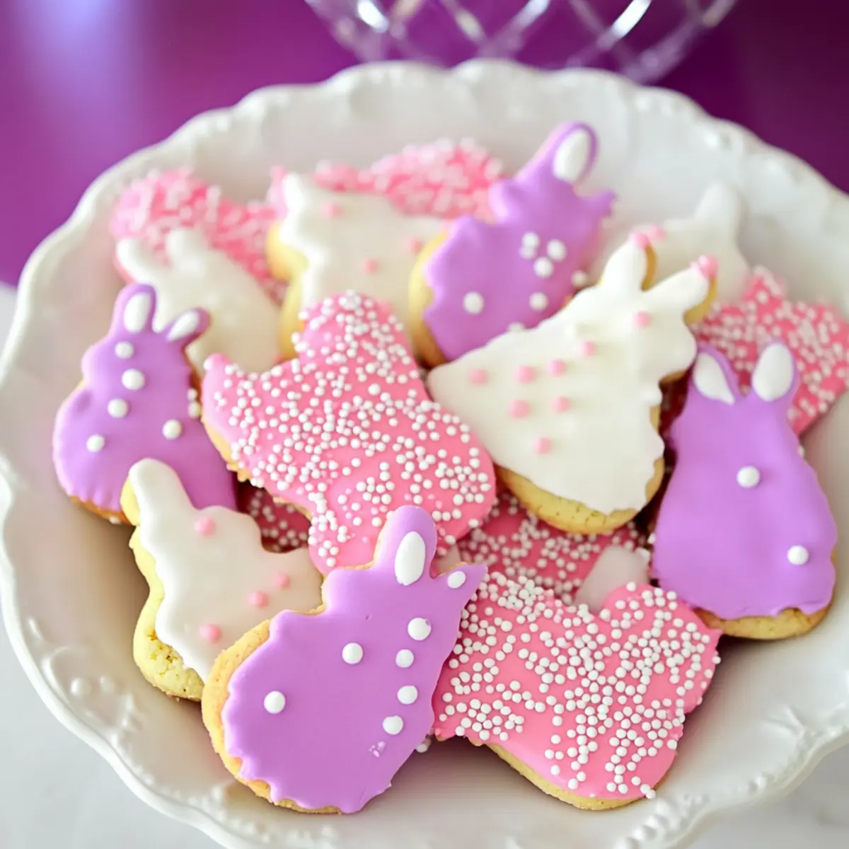 Easter Bunny Circus Animal Cookies