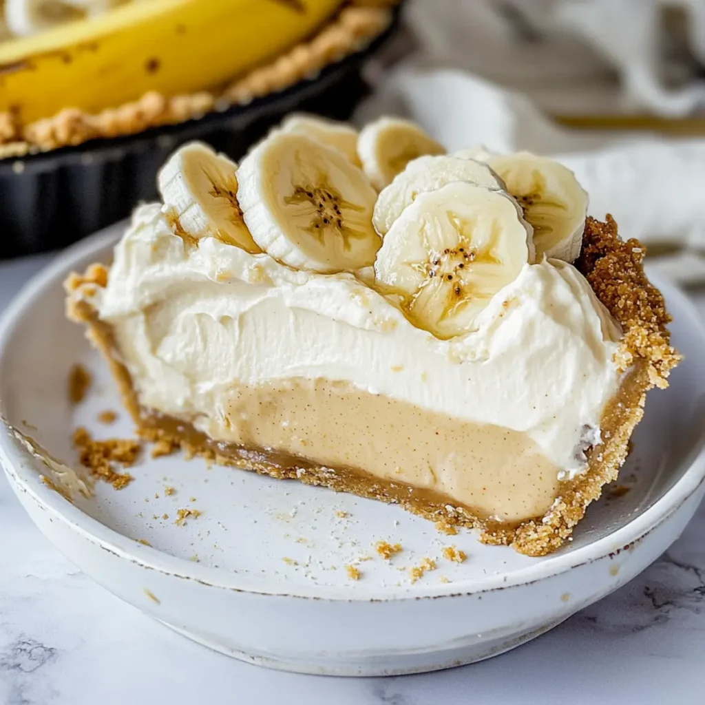 Peanut Butter Banana Cream Pie: Your New Favorite No-Bake Dessert