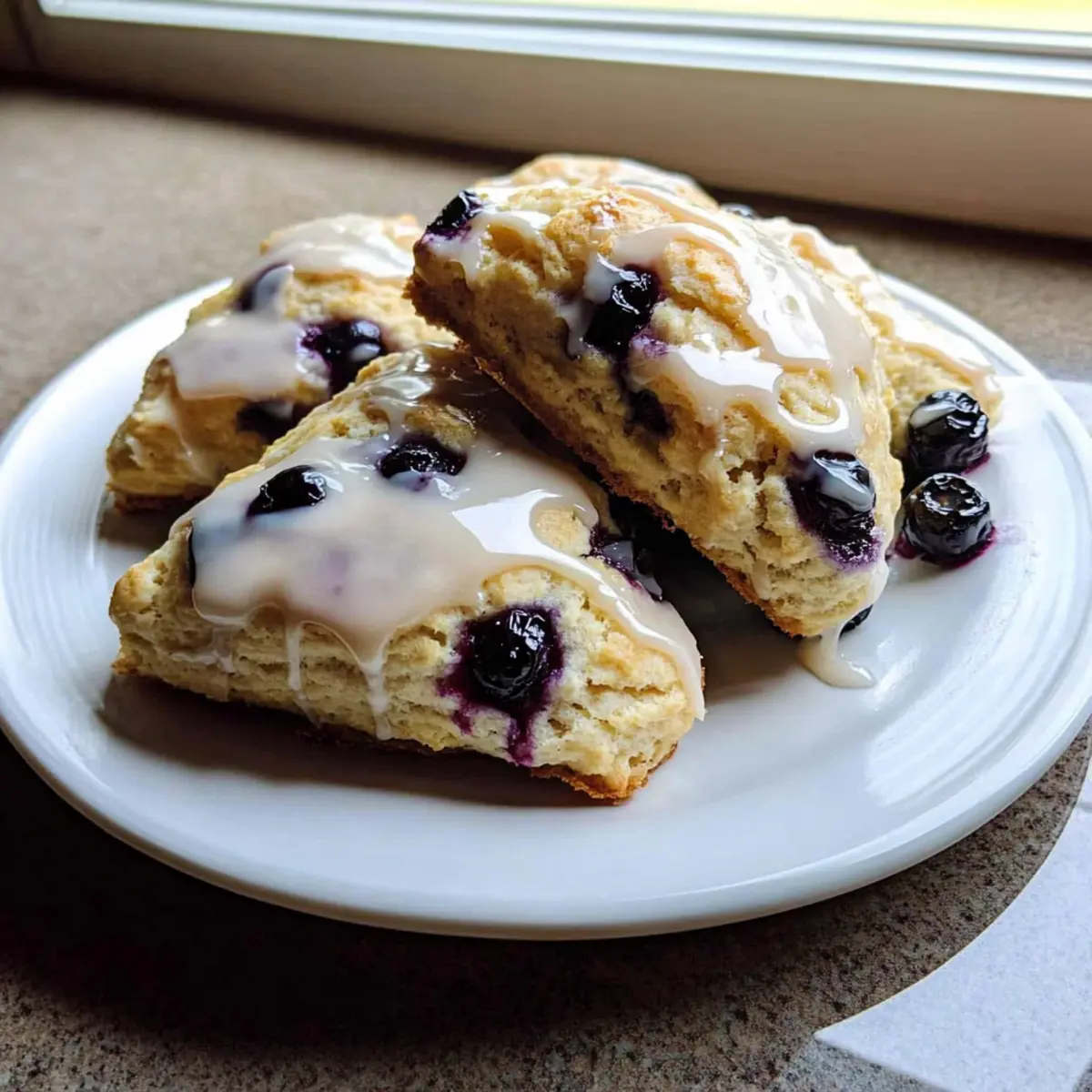 blueberry scones