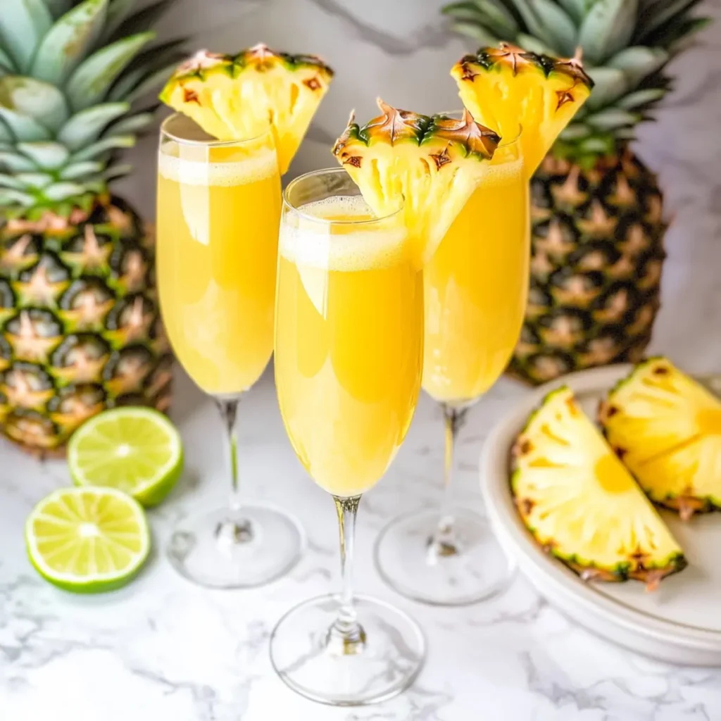 Delightful Pineapple Mimosas That Will Brighten Your Brunch