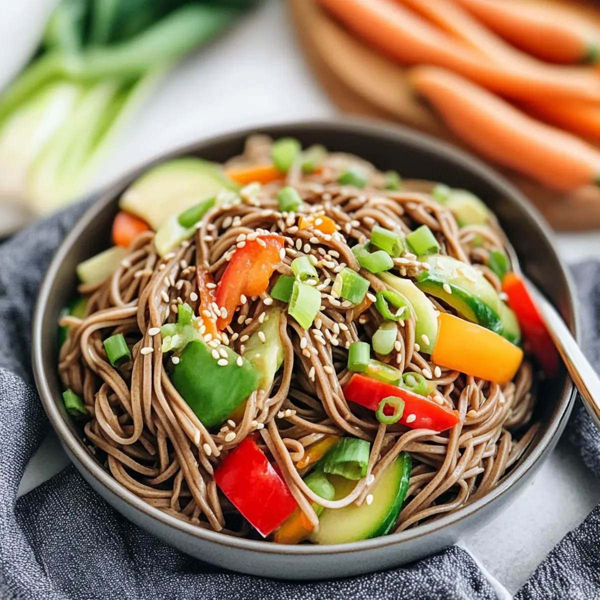 Sesame Soba Noodles