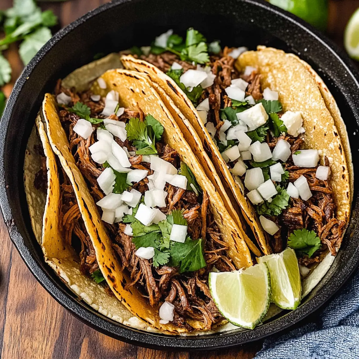 Crock Pot Barbacoa Tacos