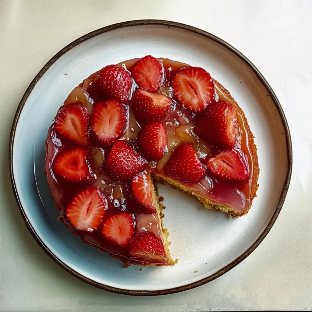Strawberry Upside-Down Cake