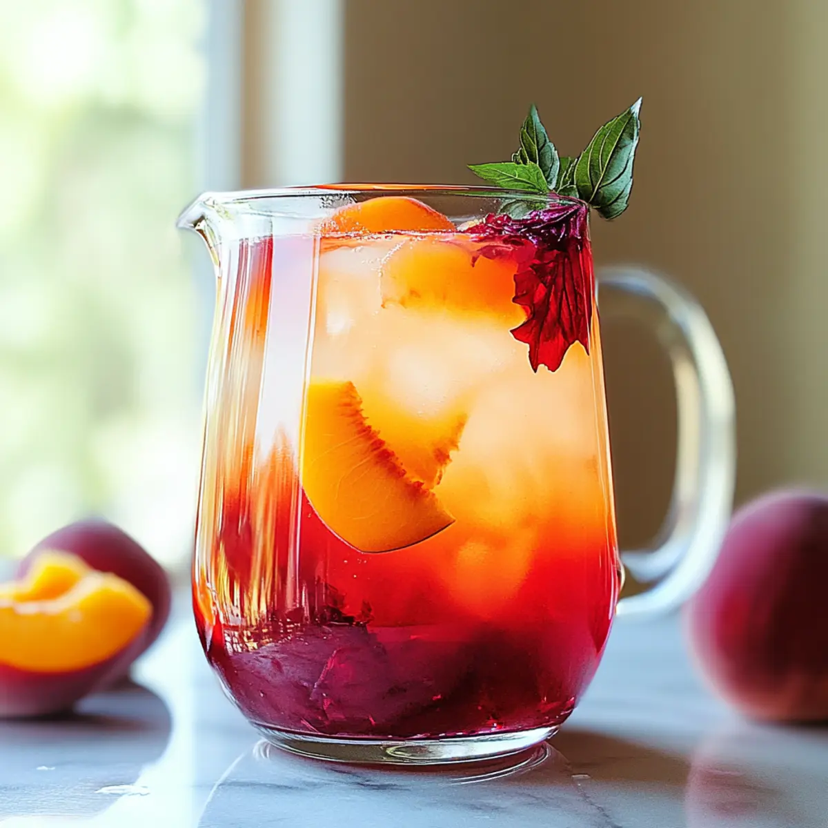 Peach Hibiscus Sunset Tea