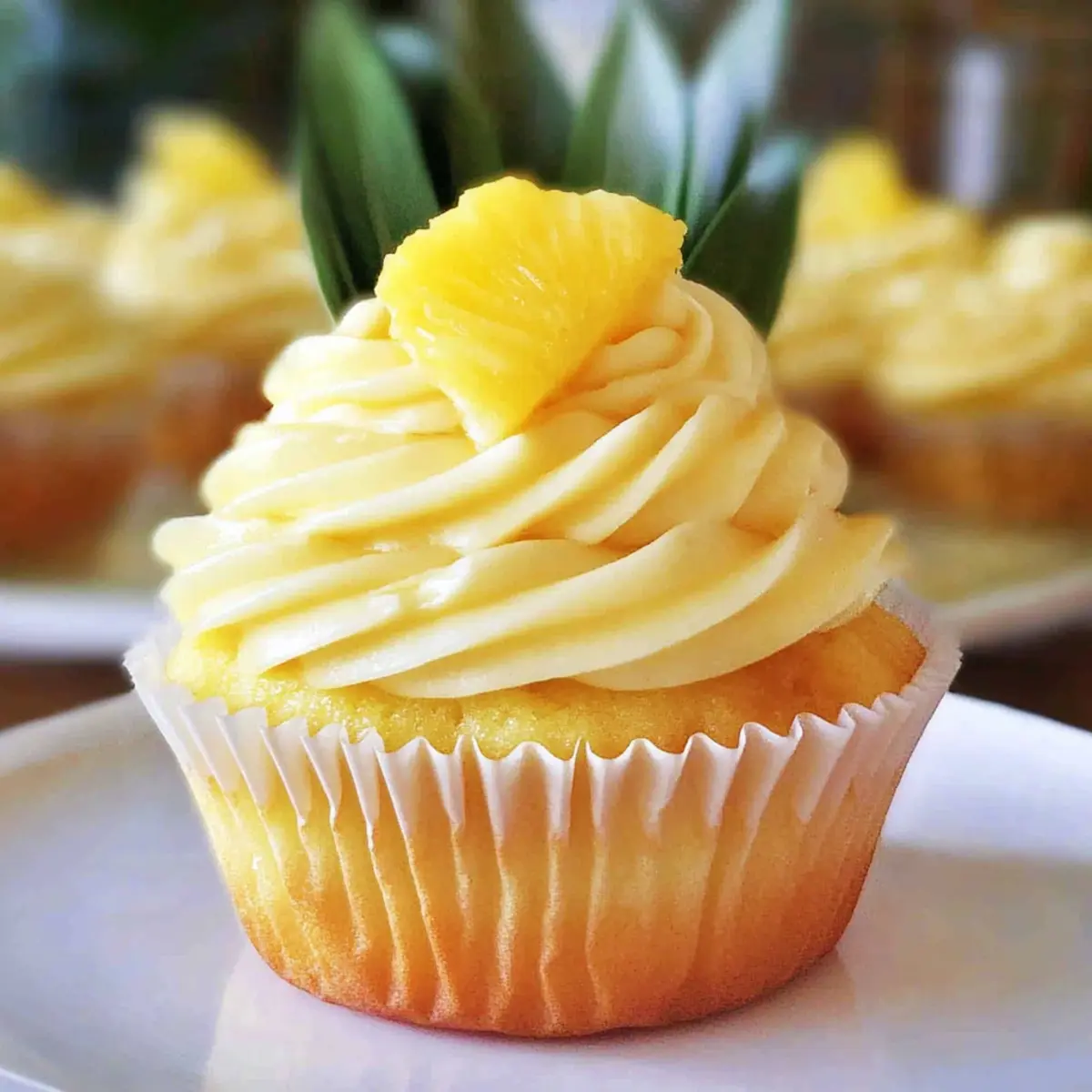 Dole Whip Cupcakes