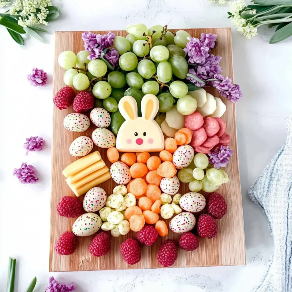 Easter Bunny Snack Board: Fun, Healthy Treat for Kids