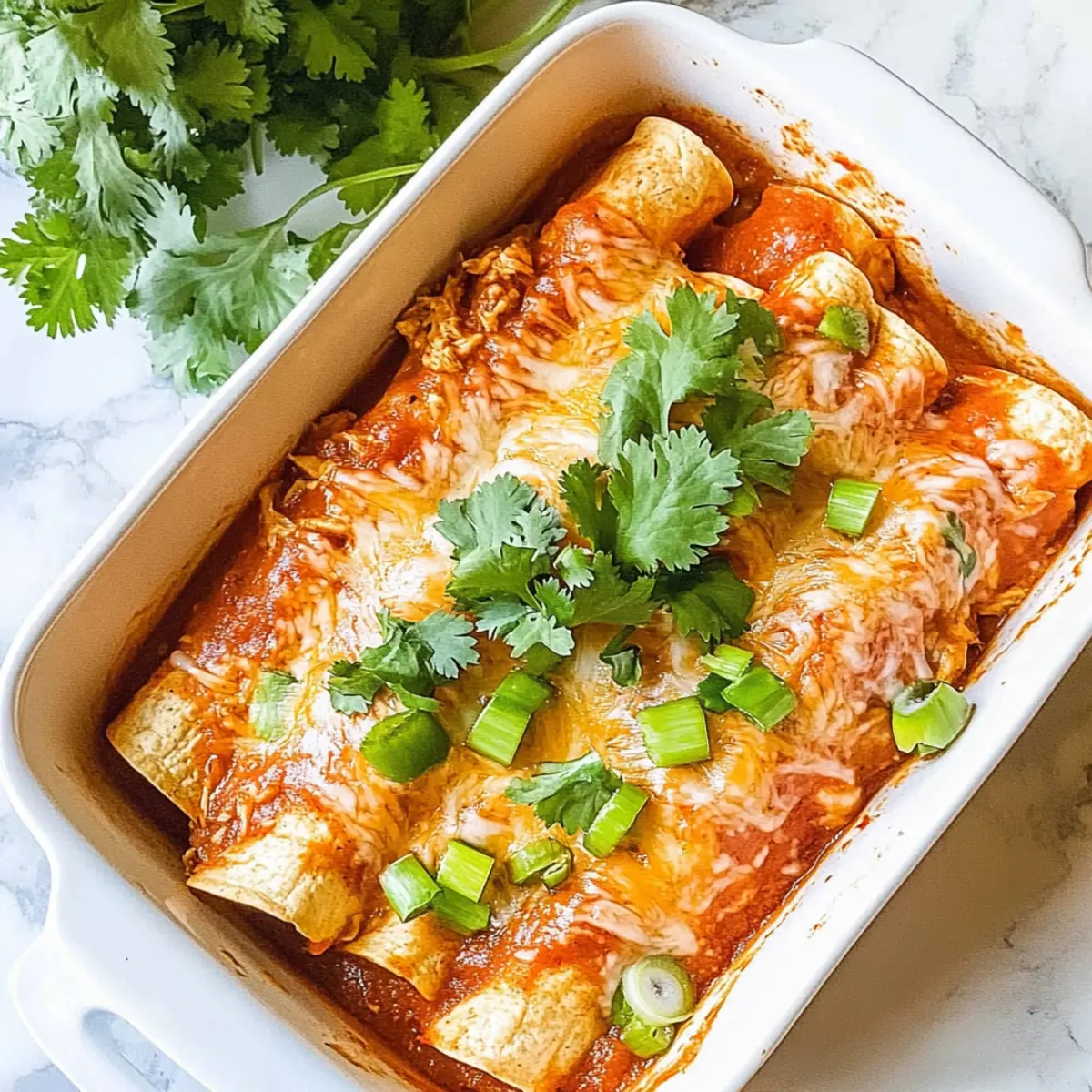 Chicken Slow Cooker Enchiladas