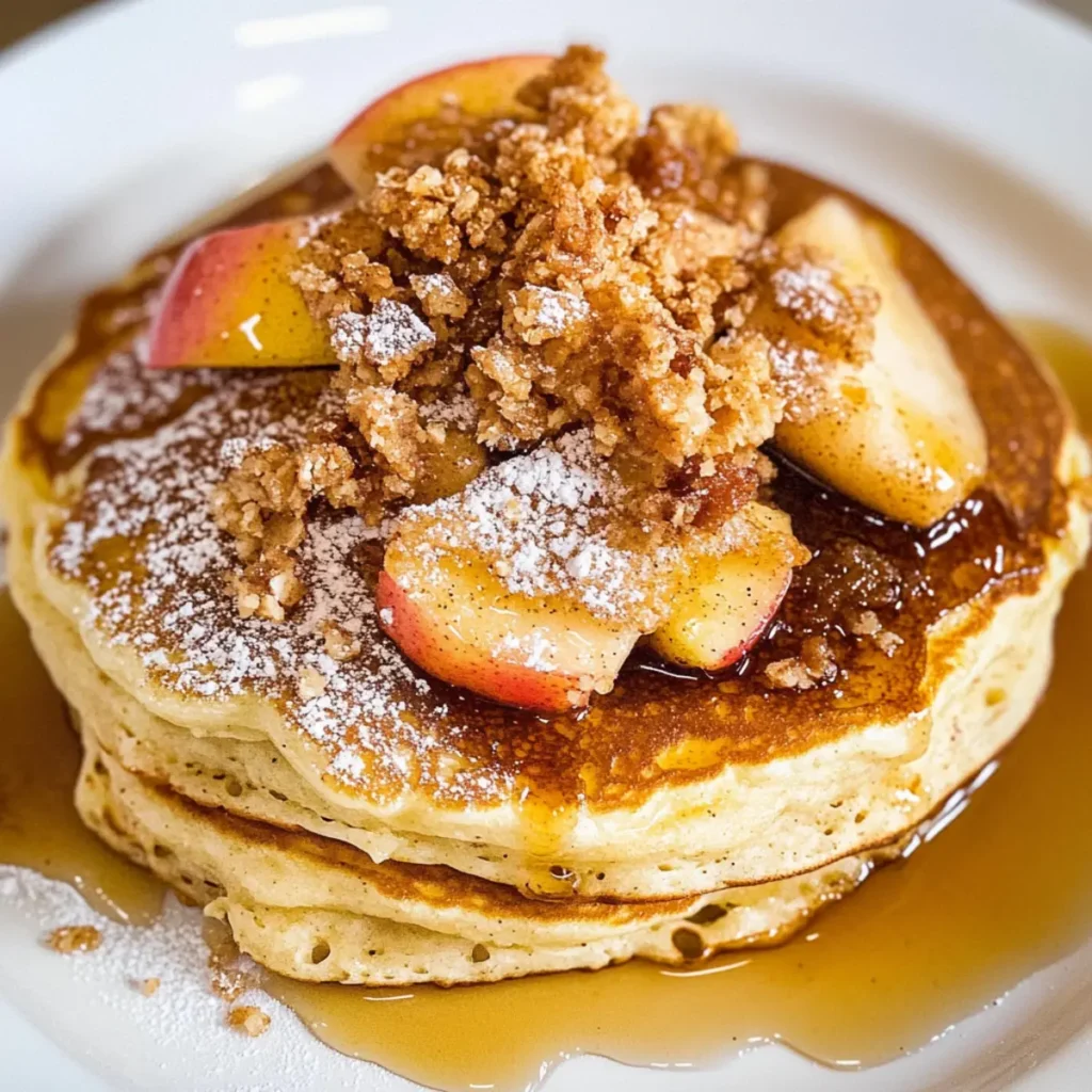 Disneyland Apple Granola Pancakes