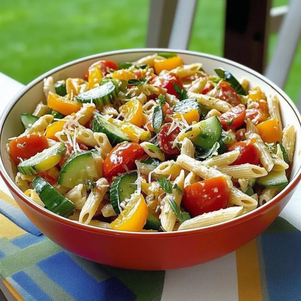 Vibrant Garden Vegetable Pasta Salad for Fresh Taste Lovers
