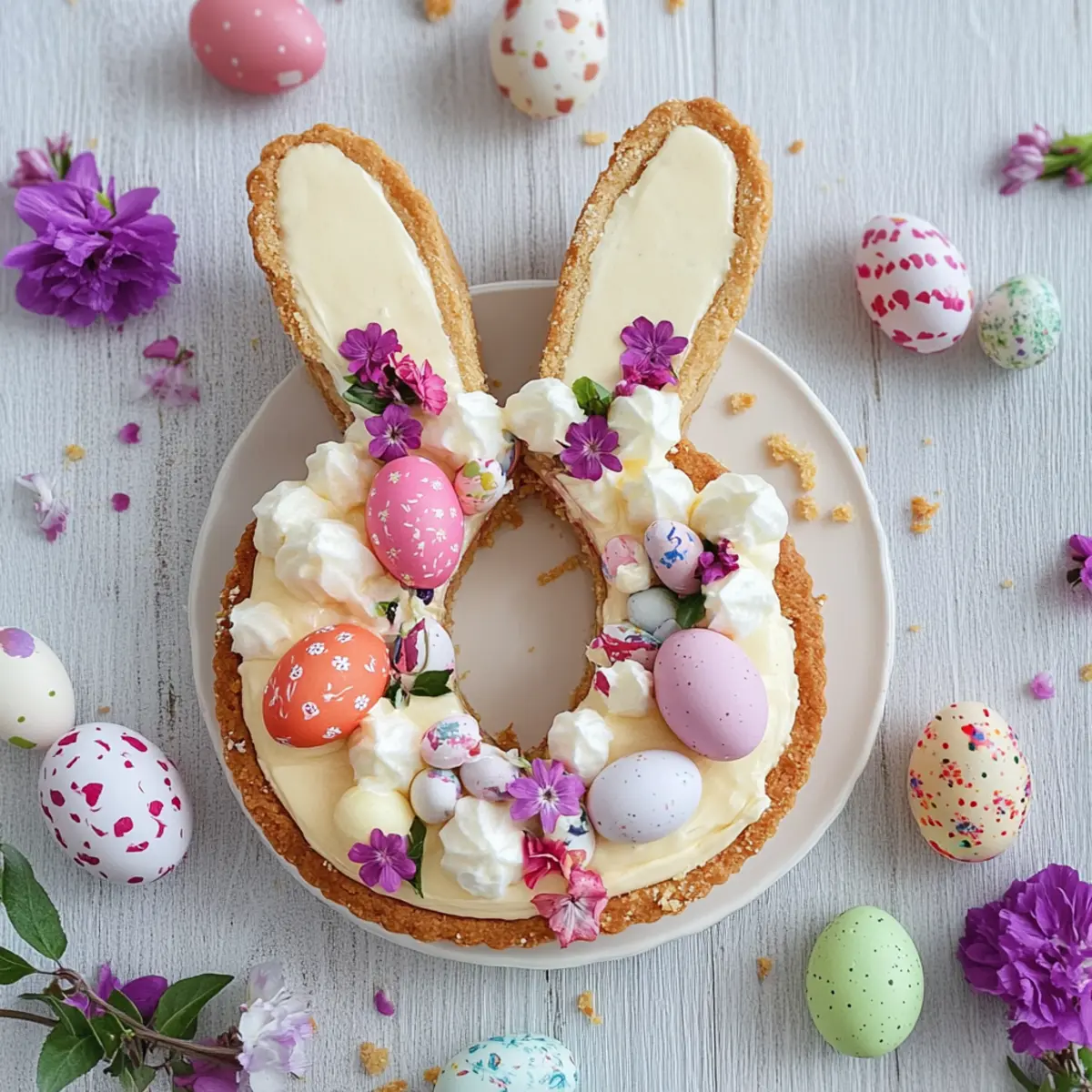 Easter Bunny Cream Tart