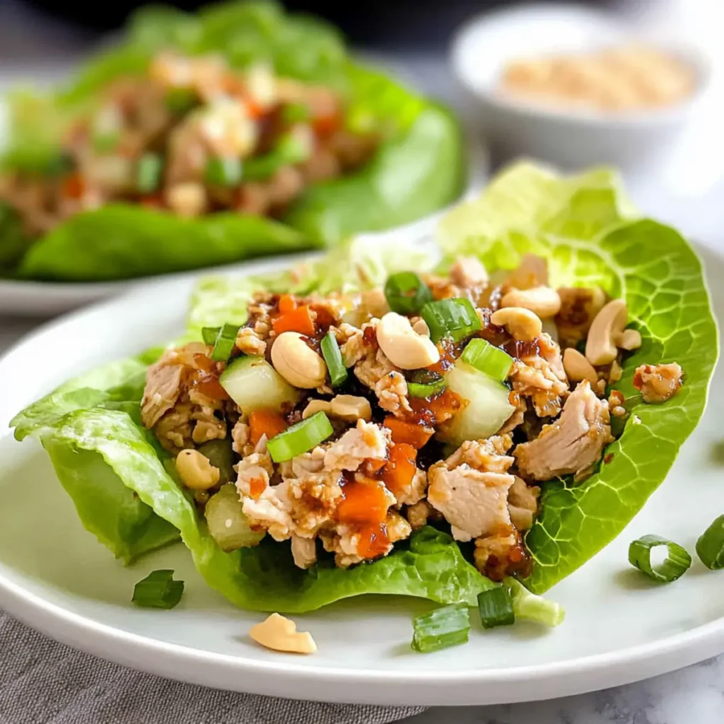 Ground Turkey Lettuce Wraps