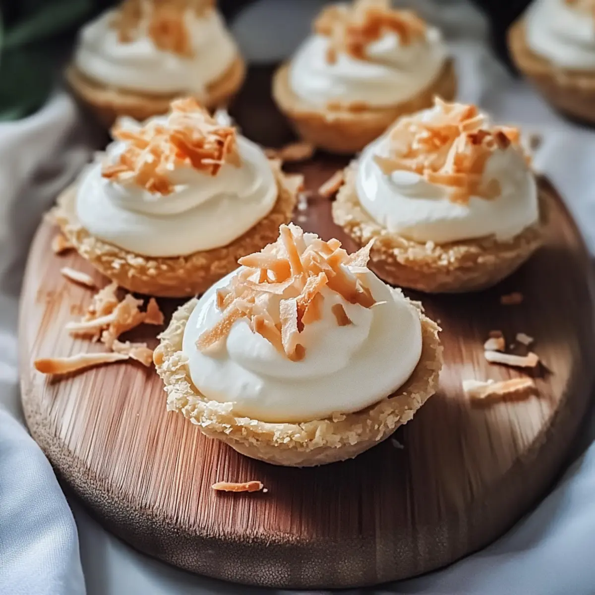 Mini Coconut Cream Pies
