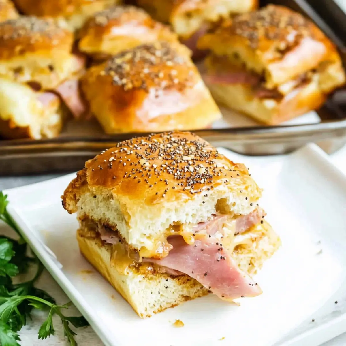 Ham and Swiss Sliders Recipe